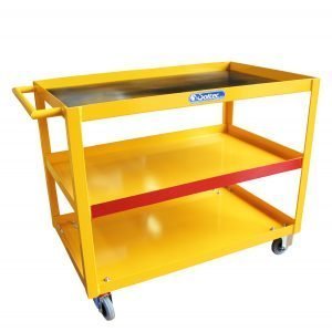 Workshop tool trolley 3 trays 400 kg