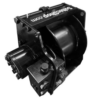 treuil hydraulique d'une capacité de 500 kg, résistant pour grues à tour et grues hydrauliques