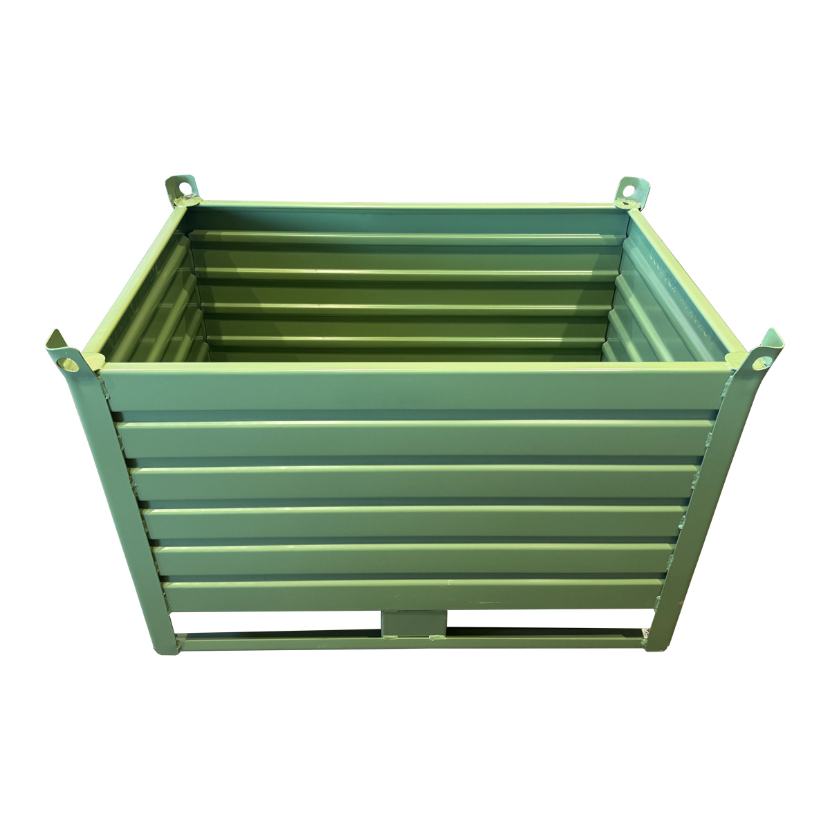 sheet metal container for workshops and construction sites