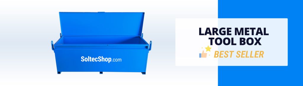 Large metal tool box