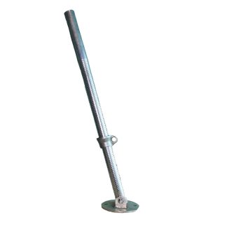 Galvanized scaffolding base 75cm adjustable 0-180°