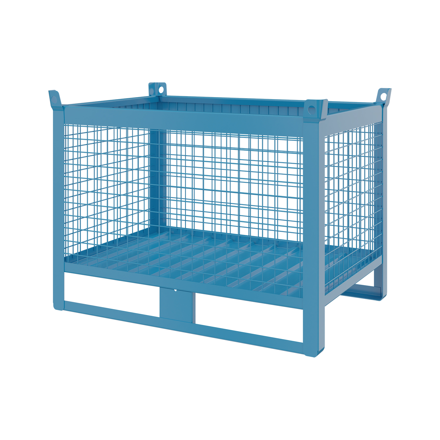 Contenitore in rete 120x80x86 cm - 1000 kg - inforcabile, robusto, stoccaggio