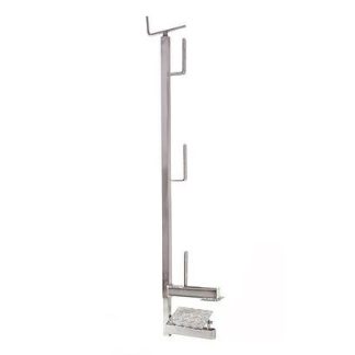 Galvanised protection rail for stairs and balconies
