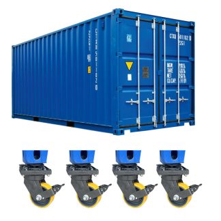 Kit à quatre roues de 3 tonnes pour la manutention de conteneurs