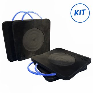 Set 4 pedane per piedi stabilizzatori gru