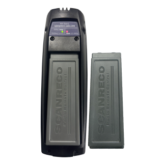 charger with two original Scanreco batteries