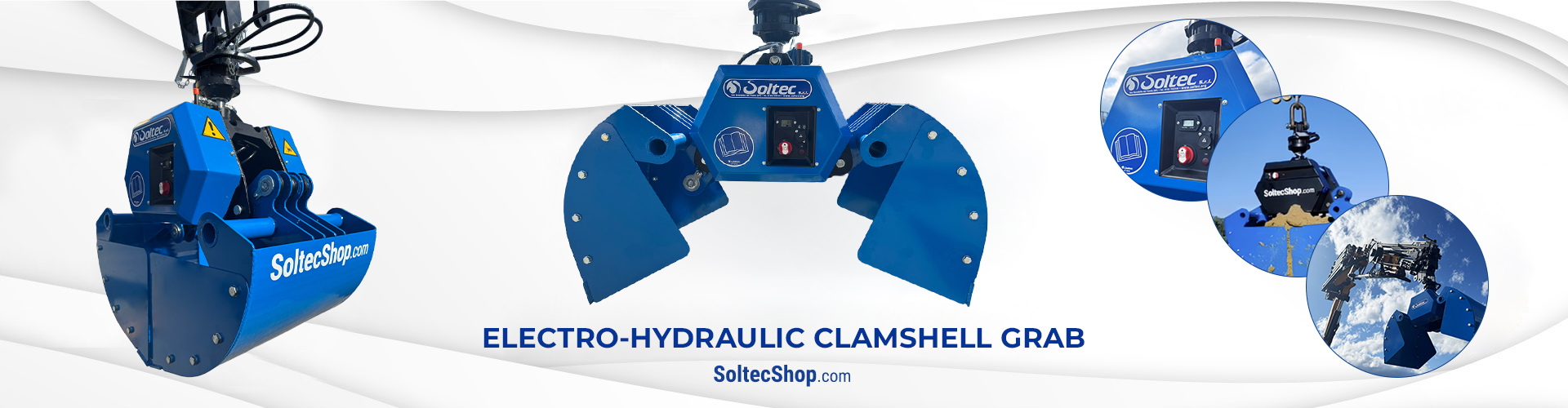 electrohydraulic clamshell grab