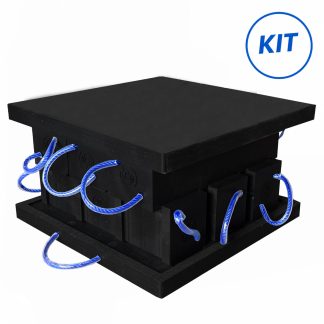 Kit blocchi di supporto per gru (6 pedane con base e top)