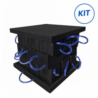 Kit blocchi di supporto per gru (9 pedane con base e top)
