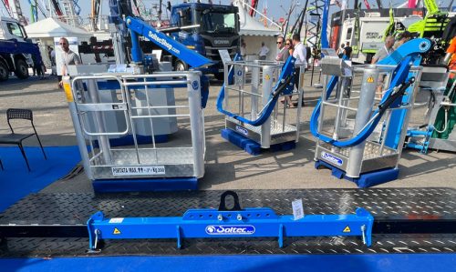 Bilancino di sollevamento e cestelli per gru Soltecshop alla fiera GIS di Piacenza 2023